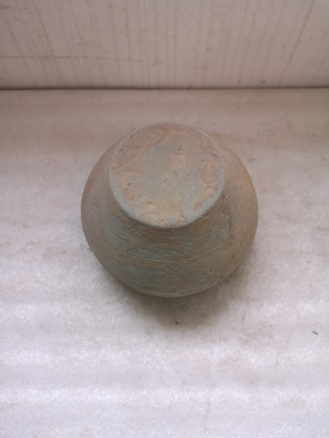 古玩陶瓷灰陶印跑獸紋罐拍賣，當(dāng)前價(jià)格680元