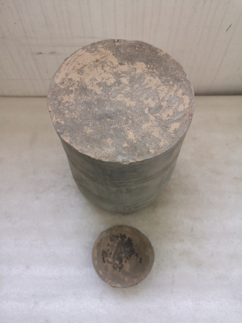 古玩陶瓷灰陶倉拍賣，當前價格1200元