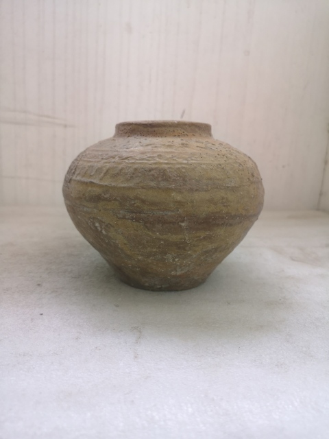 古玩陶瓷綠釉罐拍賣，當前價格850元