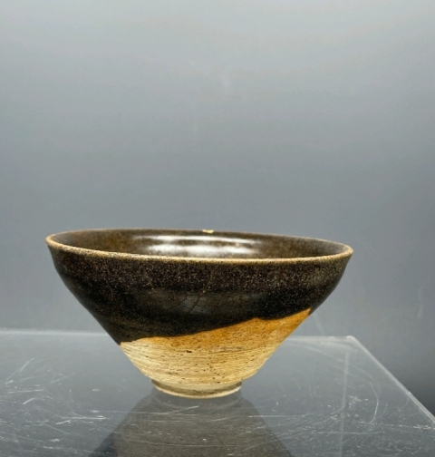 古玩陶瓷褐釉盞拍賣,當前價格3988元