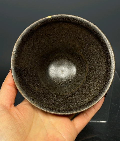 古玩陶瓷褐釉盞拍賣,當前價格3988元