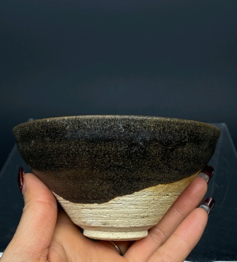 古玩陶瓷褐釉盞拍賣,當前價格3988元