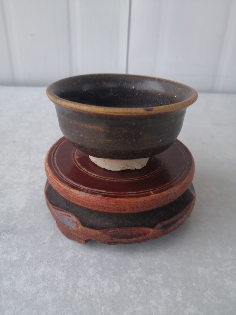 古玩陶瓷黑釉盞拍賣，當前價格500元