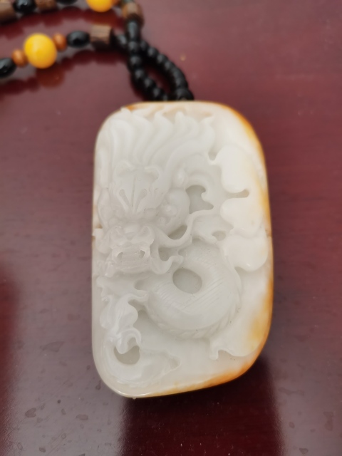 古玩玉器籽料龍把件拍賣,當前價格3500元
