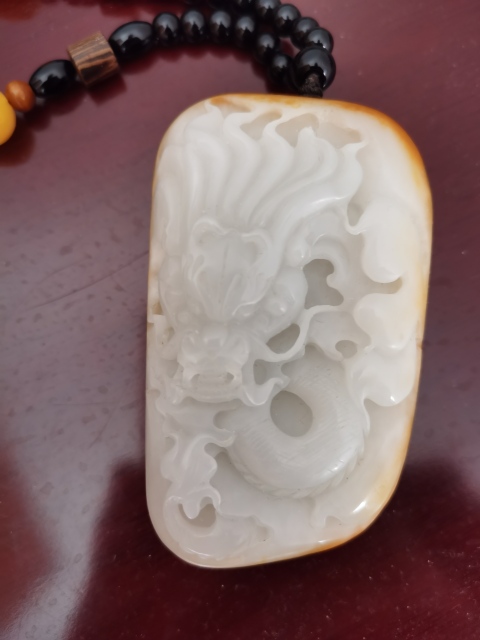 古玩玉器籽料龍把件拍賣,當前價格3500元