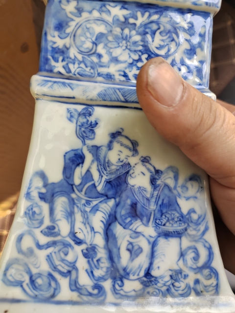 古玩陶瓷晚清青花器拍賣，當(dāng)前價格28000元