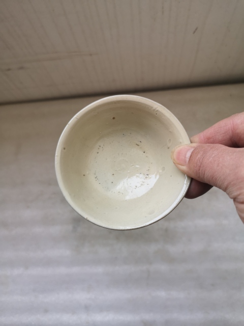 古玩陶瓷磁州窯白釉碗拍賣,當前價格550元