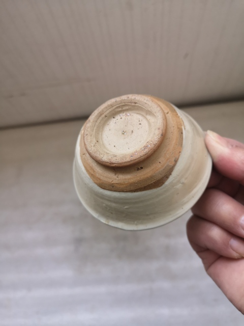 古玩陶瓷磁州窯白釉碗拍賣,當前價格550元