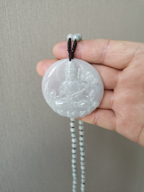 古玩玉器觀音牌拍賣,當前價格980元