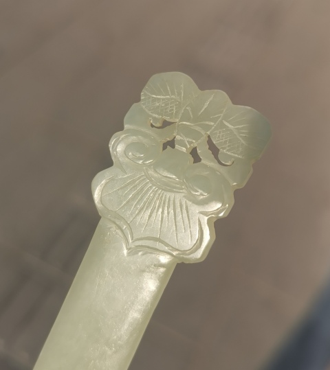 古玩玉器和田玉玉簪拍賣，當(dāng)前價(jià)格1200元