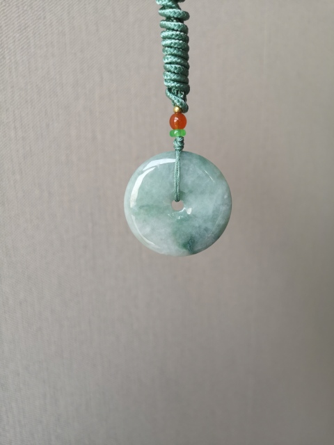 古玩玉器翡翠平安扣拍賣，當(dāng)前價(jià)格580元