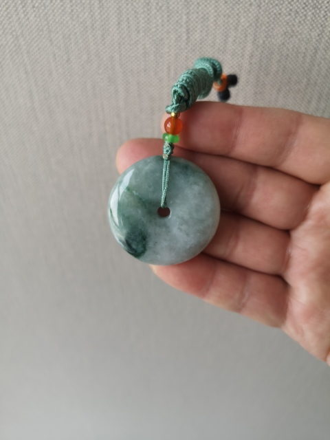古玩玉器翡翠平安扣拍賣，當(dāng)前價(jià)格580元