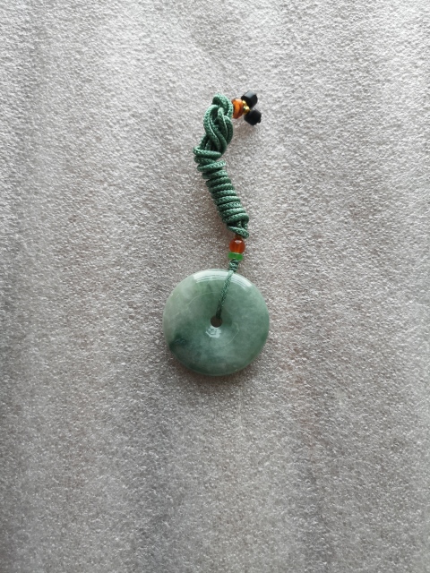 古玩玉器翡翠平安扣拍賣，當(dāng)前價(jià)格580元