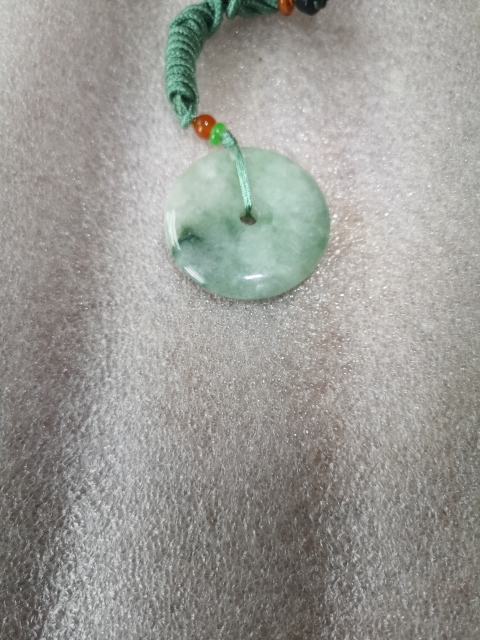 古玩玉器翡翠平安扣拍賣，當(dāng)前價(jià)格580元