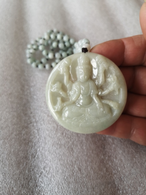 古玩玉器千手觀音拍賣,當前價格680元