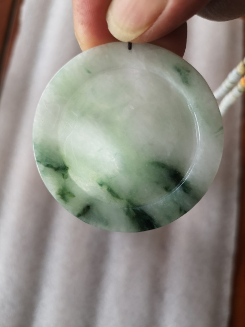 古玩玉器觀音牌子拍賣，當前價格680元