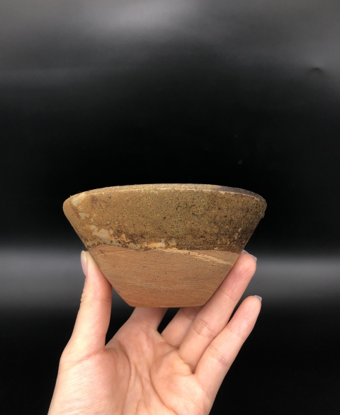 古玩陶瓷南宋贛州窯斗箕盞拍賣，當前價格999元