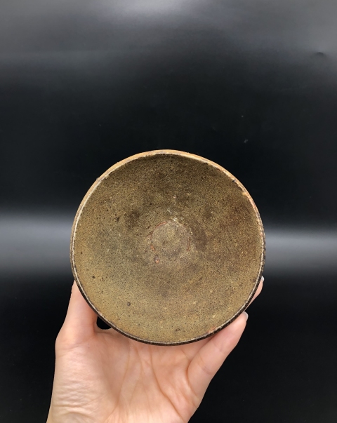 古玩陶瓷南宋贛州窯斗箕盞拍賣，當前價格999元