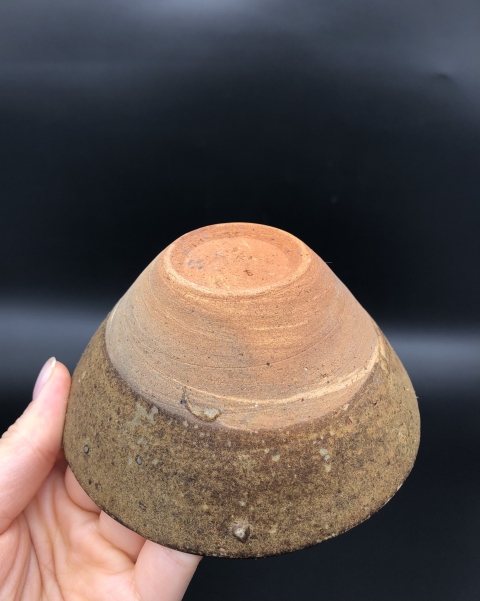 古玩陶瓷南宋贛州窯斗箕盞拍賣，當前價格999元