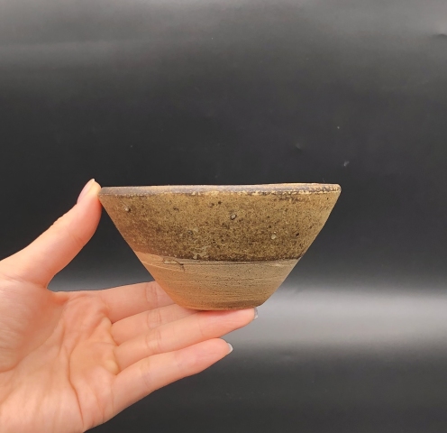 古玩陶瓷南宋贛州窯斗箕盞拍賣，當前價格999元