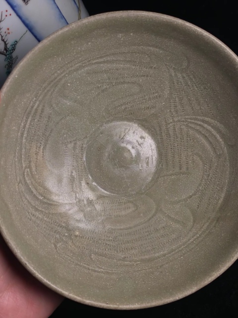 古玩陶瓷宋：青釉刻花碗拍賣，當前價格1680元