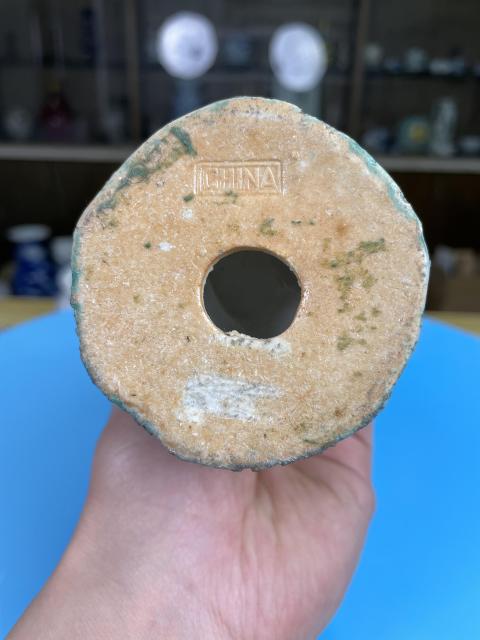 古玩陶瓷晚清民國 精品粉彩 仕女塑像（蘇州文物商店庫出）拍賣，當前價格1400元