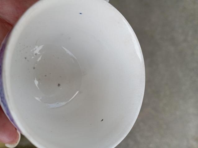 古玩陶瓷潮州楓溪大窯釉下五彩花卉紋杯拍賣，當(dāng)前價格500元