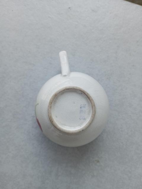 古玩陶瓷潮州楓溪大窯釉下五彩花卉紋杯拍賣，當(dāng)前價格500元