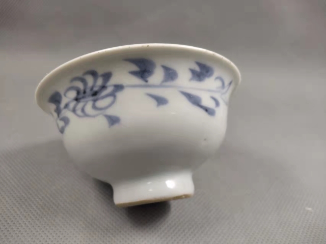 古玩陶瓷元青花壽字主人杯拍賣，當前價格1050000元