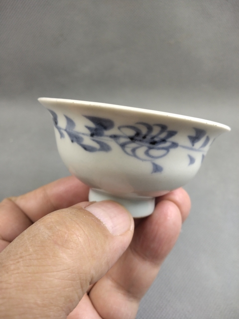 古玩陶瓷元青花壽字主人杯拍賣，當前價格1050000元