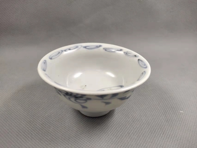 古玩陶瓷元青花壽字主人杯拍賣，當前價格1050000元