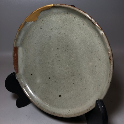 古玩陶瓷元:鈞窯盤拍賣,當(dāng)前價(jià)格6000元