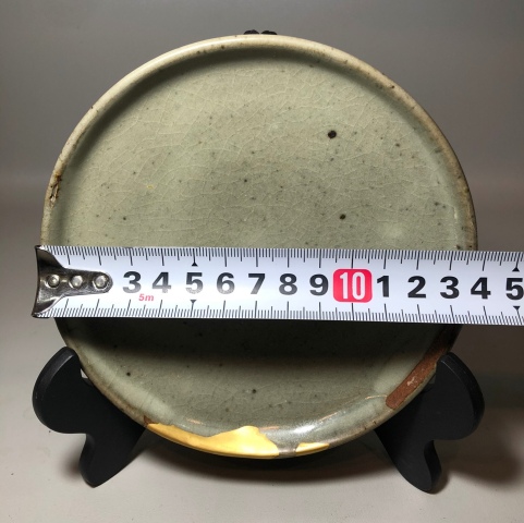 古玩陶瓷元:鈞窯盤拍賣,當(dāng)前價(jià)格6000元