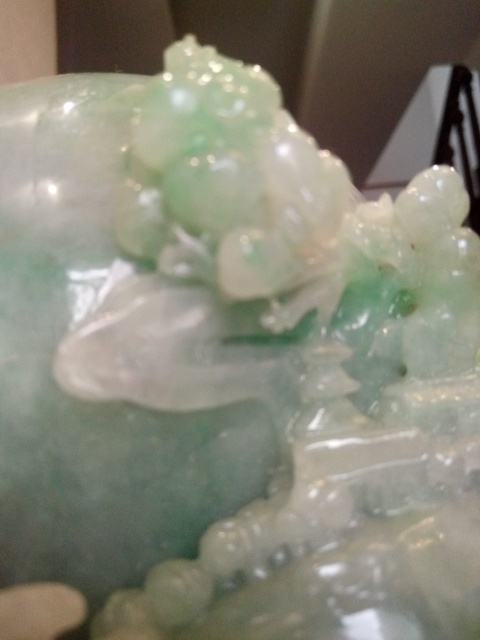 古玩玉器翡翠春帶彩指日高升山子拍賣,當前價格1122666元