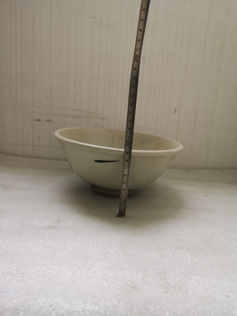 古玩陶瓷磁州窯福壽字紋碗拍賣，當前價格298元