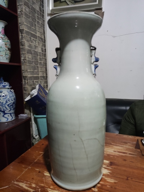 古玩陶瓷花鳥紋青花瓶拍賣,當前價格6666元