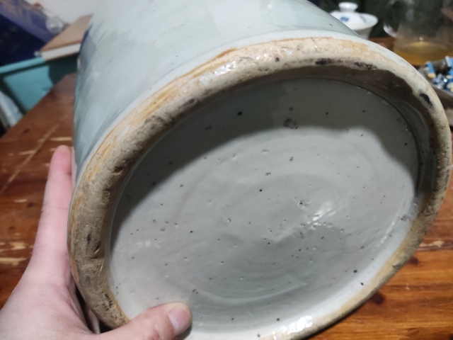 古玩陶瓷花鳥紋青花瓶拍賣,當前價格6666元