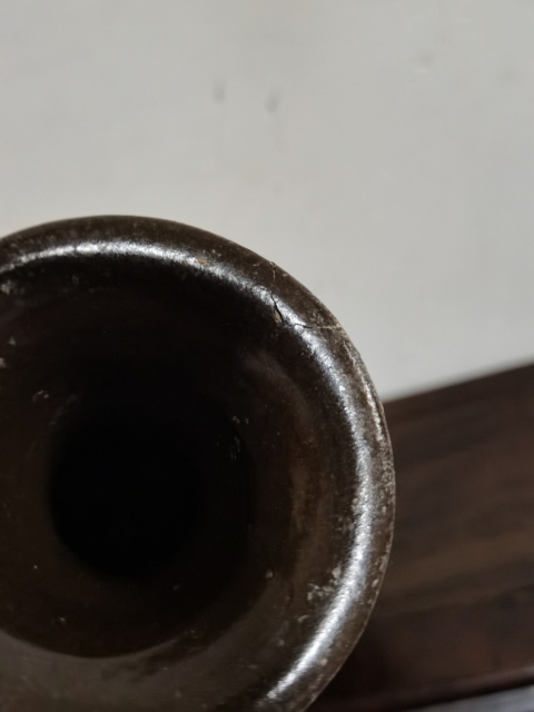 古玩陶瓷明元·茶葉末釉玉壺春瓶拍賣(mài),當(dāng)前價(jià)格7800元