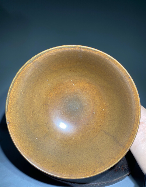 古玩陶瓷清代茶葉末釉大碗拍賣,當(dāng)前價(jià)格0元