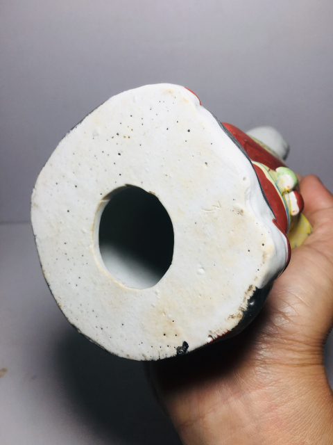 古玩陶瓷粉彩壽星瓷塑拍賣,當前價格0元