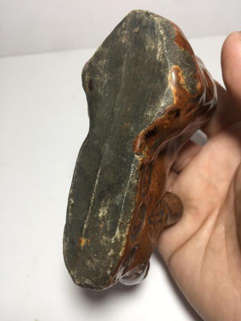 古玩陶瓷(清代)紫金釉猴形筆洗架(文房精品)拍賣,當前價格1888元