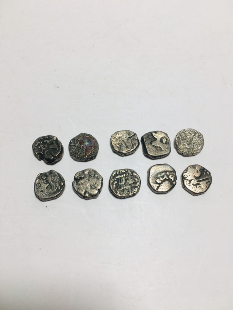 古玩錢幣隋唐絲綢之路銀幣一組拍賣，當前價格1288元