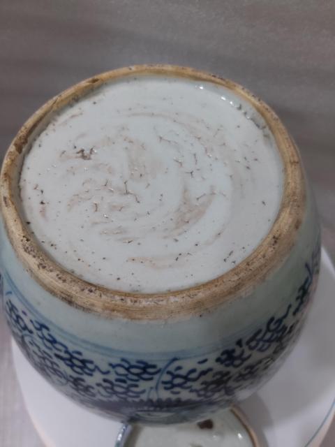 古玩陶瓷花卉紋青花罐拍賣,當前價格1888元