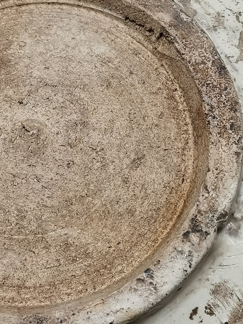古玩陶瓷元明花卉紋磁州窯盤拍賣,當前價格290元