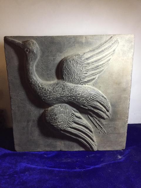 古玩雜項清代仙鶴壁磚拍賣，當前價格3330元