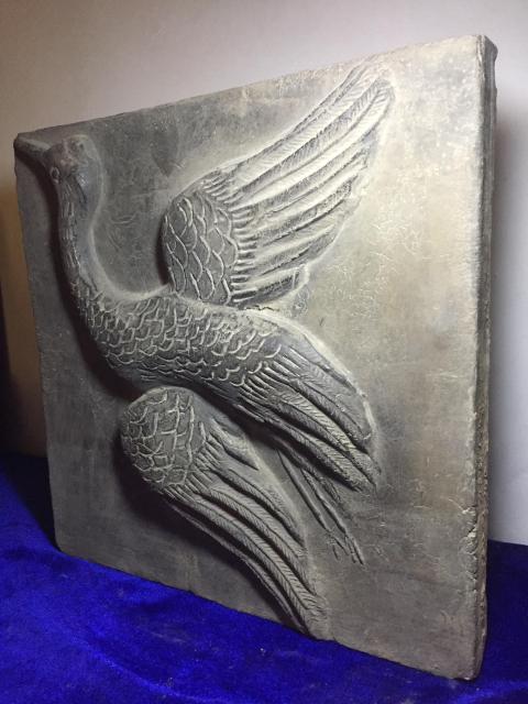 古玩雜項清代仙鶴壁磚拍賣，當前價格3330元