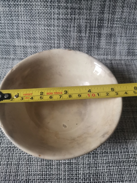 古玩陶瓷元代，河南窯口，外弦紋白釉碗拍賣，當(dāng)前價(jià)格1111元