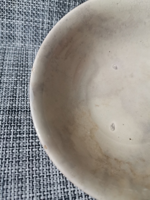 古玩陶瓷元代，河南窯口，外弦紋白釉碗拍賣，當(dāng)前價(jià)格1111元