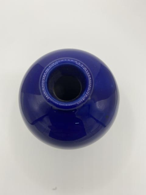 古玩陶瓷藍釉梅瓶拍賣，當前價格950元