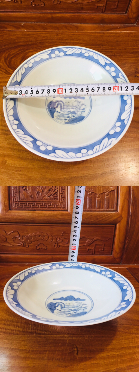 古玩陶瓷（已保真帶證書）青花福祿壽三星人物紋飾高足碗拍賣，當前價格0元